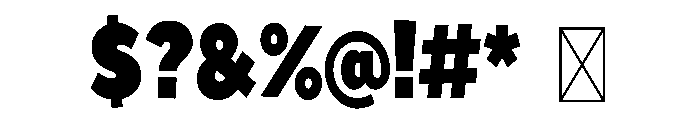 Wiggle-orange CF Font OTHER CHARS