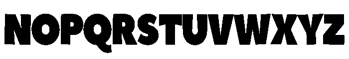 Wiggle-orange CF Font LOWERCASE
