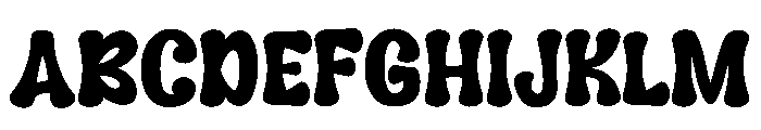 Wigglo Font UPPERCASE