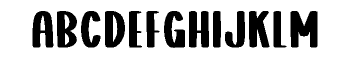 Wiggly Bloom Regular Font UPPERCASE