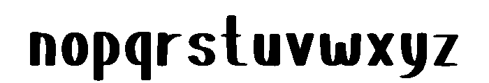 Wiggly Bloom Regular Font LOWERCASE