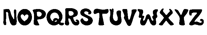 Wigly Love Font UPPERCASE