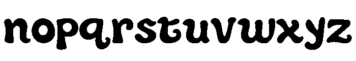 Wigly Love Font LOWERCASE
