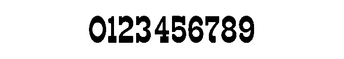Wild Buffalo Font OTHER CHARS