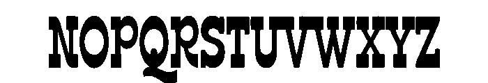 Wild Buffalo Font UPPERCASE