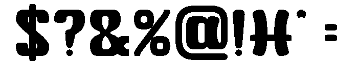 Wild Cat Bold Font OTHER CHARS