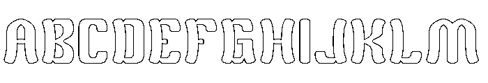 Wild Cat-Hollow Font UPPERCASE