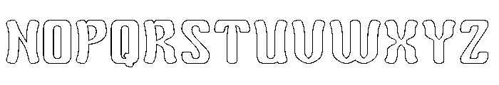 Wild Cat-Hollow Font UPPERCASE
