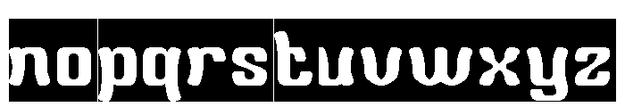 Wild Cat-Inverse Font LOWERCASE