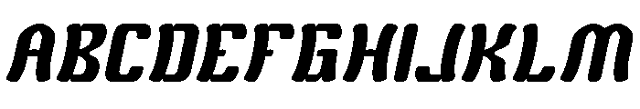 Wild Cat Italic Font UPPERCASE