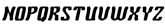 Wild Cat Italic Font UPPERCASE