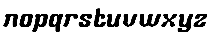 Wild Cat Italic Font LOWERCASE