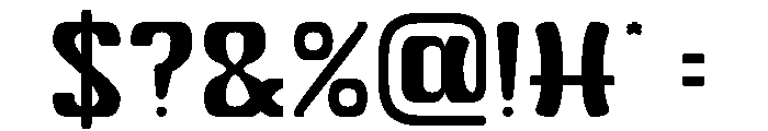 Wild Cat-Light Font OTHER CHARS