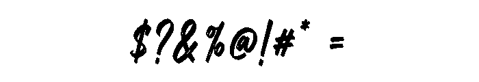 Wild Crack Font OTHER CHARS