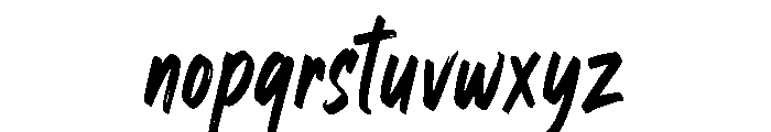 Wild Crack Font LOWERCASE