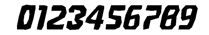 Wild Crimson Italic Font OTHER CHARS