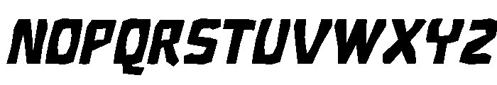 Wild Crimson Italic Font UPPERCASE