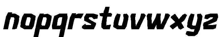 Wild Crimson Italic Font LOWERCASE