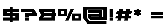 Wild Cyber Regular Font OTHER CHARS