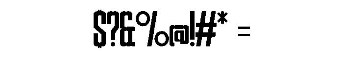 Wild Deer Regular Font OTHER CHARS