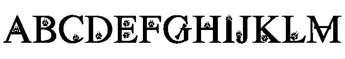 Wild Dog Font UPPERCASE