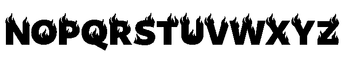 Wild Flame Font UPPERCASE