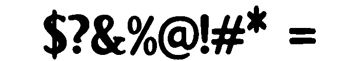 Wild_Horizon Font OTHER CHARS