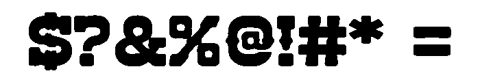 Wild Howdy Font OTHER CHARS