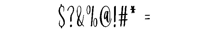 Wild Magnolia Font OTHER CHARS