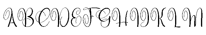 Wild Magnolia Font UPPERCASE