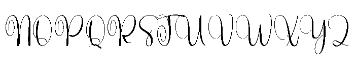 Wild Magnolia Font UPPERCASE