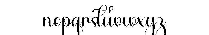 Wild Magnolia Font LOWERCASE