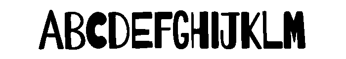Wild Marker Bold Font UPPERCASE