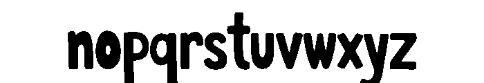 Wild Marker Bold Font LOWERCASE