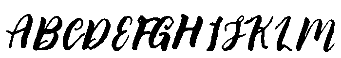 Wild Scribble Italic Font UPPERCASE