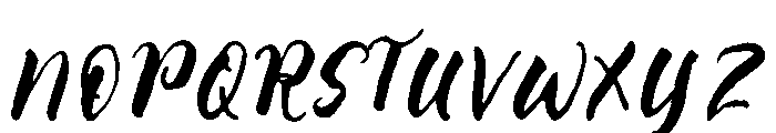 Wild Scribble Italic Font UPPERCASE