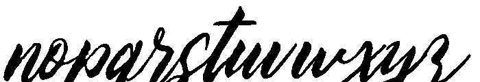 Wild Scribble Italic Font LOWERCASE