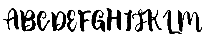 Wild Scribble Regular Font UPPERCASE