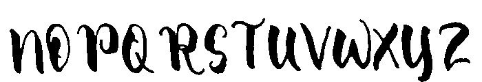 Wild Scribble Regular Font UPPERCASE