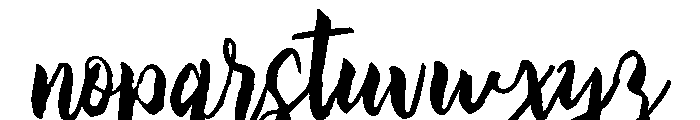 Wild Scribble Regular Font LOWERCASE