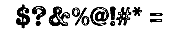 Wild Spur Font OTHER CHARS
