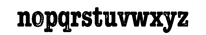 Wild Spur Font LOWERCASE