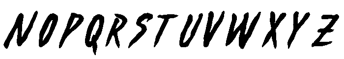 Wild Thunder Regular Font LOWERCASE