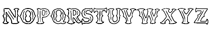 Wild West Circus By Squ Regular Font LOWERCASE
