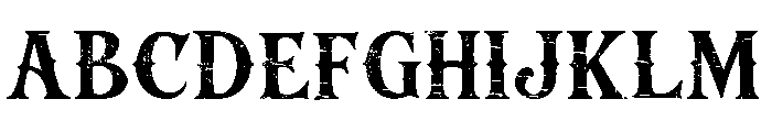 Wild Western Font UPPERCASE