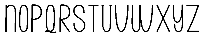 Wild flower honey Regular Font LOWERCASE