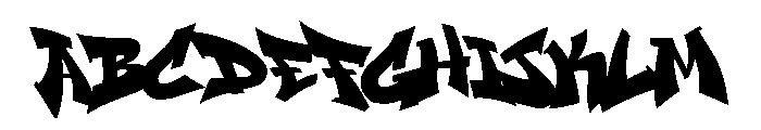 WildStreet-Fill Font UPPERCASE