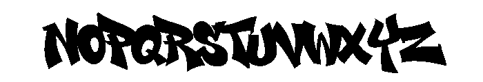 WildStreet-Fill Font UPPERCASE