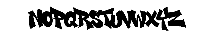 WildStreet-Fill Font LOWERCASE