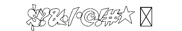 WildStreet-Line Font OTHER CHARS